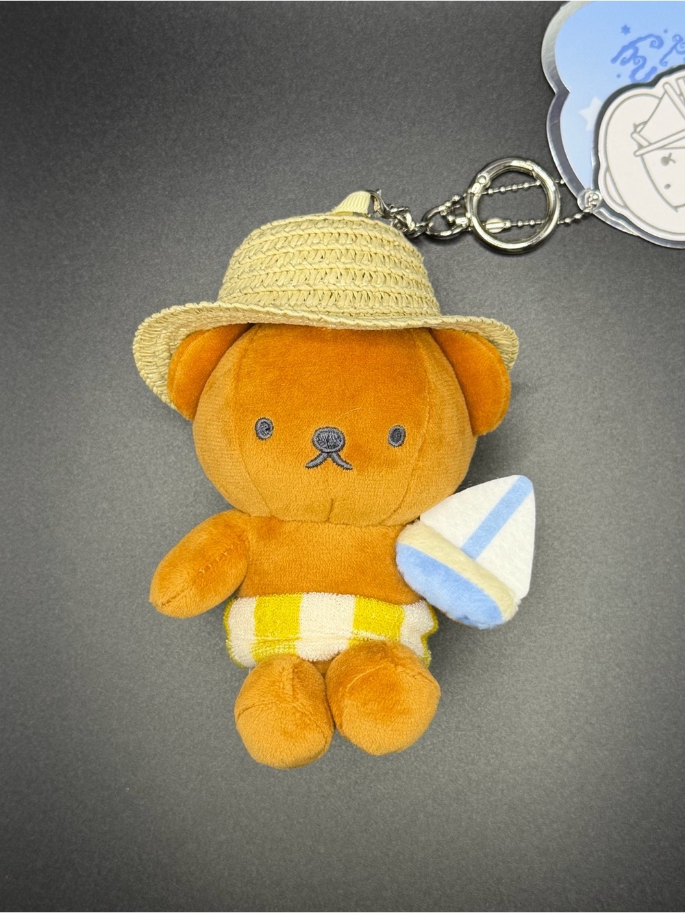 Boris X MarTube Dreamy Island series with straw hat plush/keychain mf107